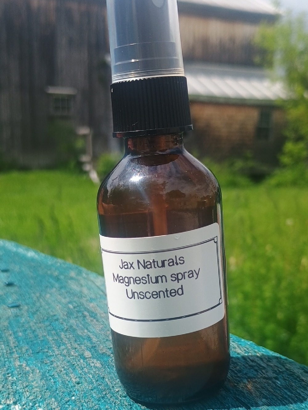 Unscented Magnesium Spray - Brown Bottle